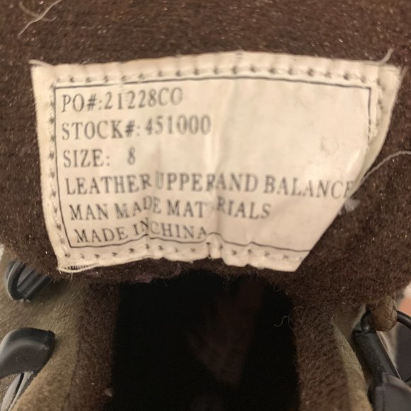 Itasca Leather Hiking Boots Waterproof Mens Size 8 main image 8